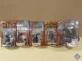 Harry Potter Figurines Including Remembrall Malfoy, Cast-a-Spell Harry, Cast-a-Spell Ron, Lord