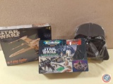 Star Wars Darth Vader School Case, Star Wars Limited Edition X-Wing Fighter Model, and MicroMachines