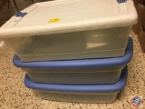 (3) Totes w/Lids