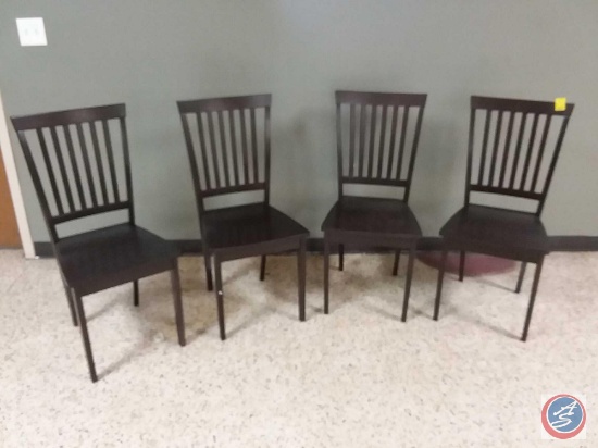 Four wooden chairs sold four times the money