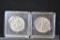 (2) 1949 Silver half dollars