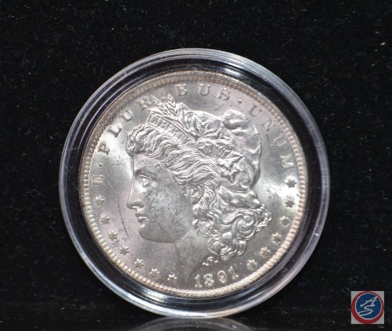 1891 cc $1 Carson City Silver Dollar