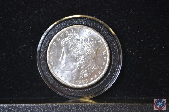 1881 $1 Double Eagle silver dollar