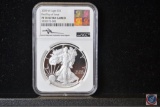 2020-W Eagle $1 First Day of Issue PF 70 Ultra Cameo NGC John Mercanti hand signed