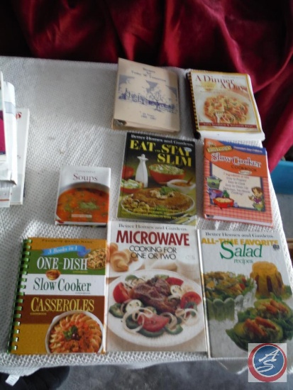 variety of cook books