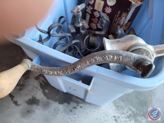 Vintage Meat Grinder and Super shooter electric food gun