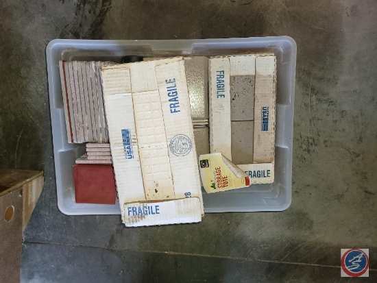Box of Assorted Ceramic Tiles