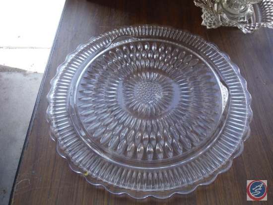 Glass serving dishes