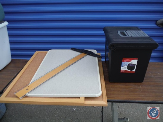 Cork Boards and file box