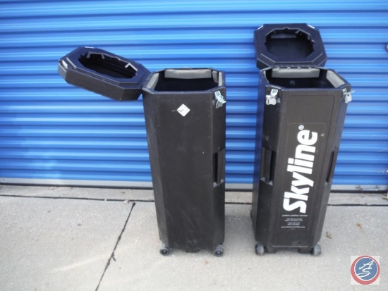 2 Skyline trunks on casters 36 by 14 by 14