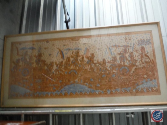 80 By 38 Framed Greek Painting