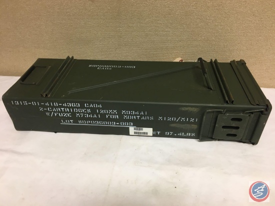 Ammo Can (marked 120mm) 13" x 6" x 32"