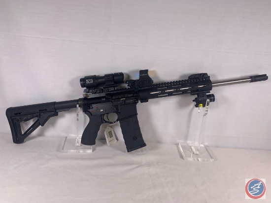 Spikes Tactical Model SL15 300 AAC Blackout Rifle Semi-Auto AR Platform rifle with extended rail.
