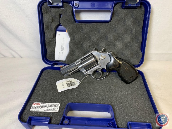 Smith & Wesson model 686 357 Magnum Revolver Stainless Steel Revolver with 3 inch barrel in factory