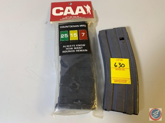 CAA 30 round AR/M4 magazines new in package and 1 steel magazine