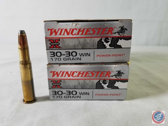 {{2X$BID}} Winchester 30-30 170 Gr. Ammo (Approx. 40 Rounds)