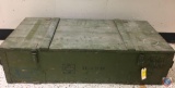 Vintage Military Wood Gun Box 58