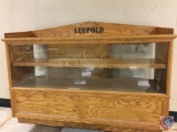 Retail Wood/Glass Display Case w/1 Wood Shelf - 2 Drawers on backside 68' x 24