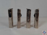 Three Butane Lighters with Knife Blade