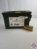 {{15X$BID}} Boxes of 5.56MM Ammo in 10 Round Magazines (Approx. 150 Rounds) in Metal Ammo Box