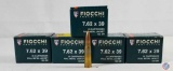 {{5X$BID}} 123 Gr. FMJ Fiocchi 7.62 X 39mm Ammo (100 Rounds)