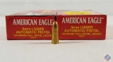 {{2X$BID}} 124 Gr. FMJ American Eagle 9mm Luger Automatic Pistol Ammo (100 Rounds)