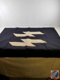 Nazi SS Sigrunes Flag Measuring 80cm X 135cm