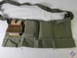 Military issue ammo pouch with 90 rounds of 556 tracer rounds in stripper clips