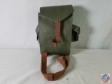 Green Satchel Style Bag With 5 Magazines