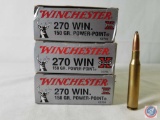 {{3X$BID}} 150 Gr. 270 Winchester Ammo (Approx. 60 Rounds)