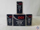 32 GR. CCI 22 LR Ammo 500 Round Box and (3) 50 Round Boxes