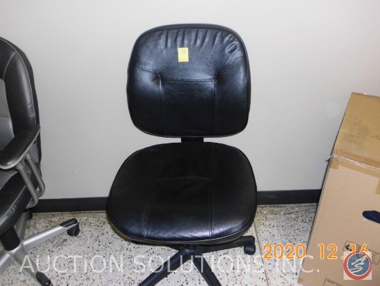 Black Rolling Adjustable Office Chair