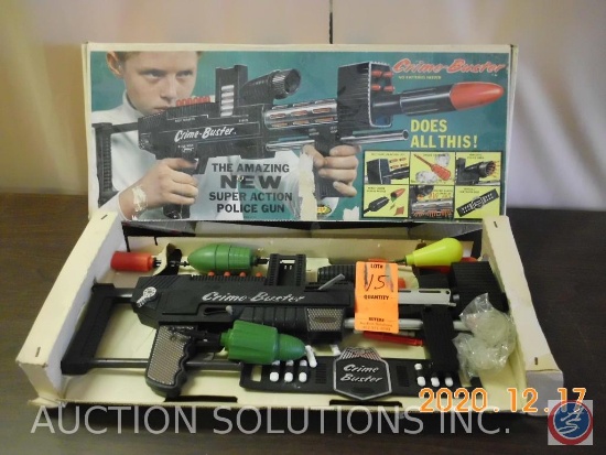 1965 Topper Toys Crime Buster Police Toy Gun