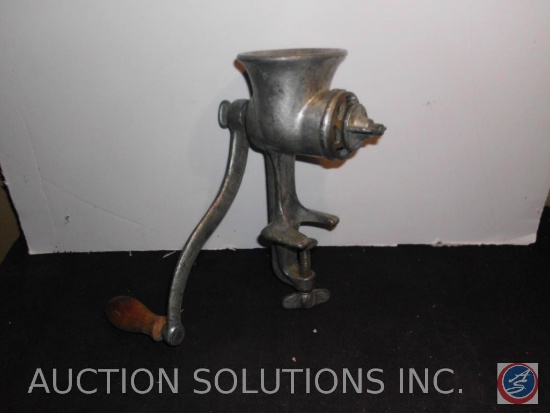 Antique Meat Grinder with Table Mount
