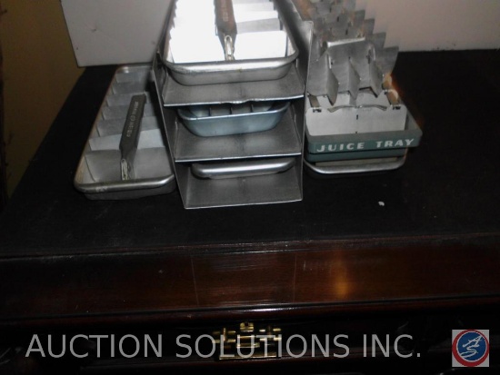 Assorted Aluminum Ice Cube Trays