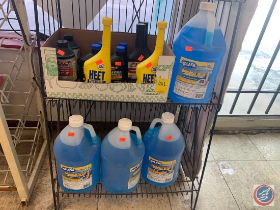 4 Gallons Windshield Washer Antifreeze Heat Brake Fluid And 2 Cycle Oil