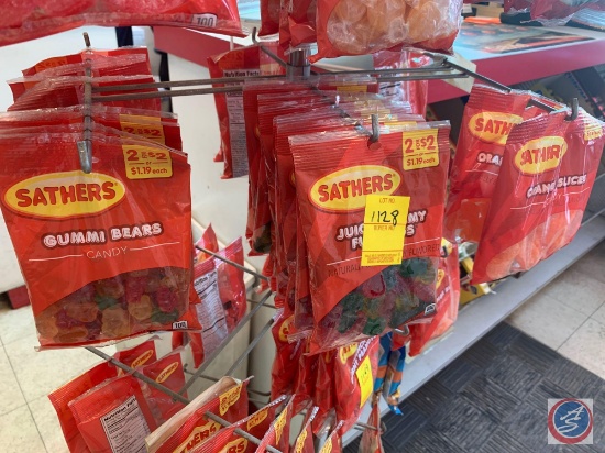 25 Bags OF Gummy Bears, Orange Slices, Gummy Worms, Sour Gummy Bears