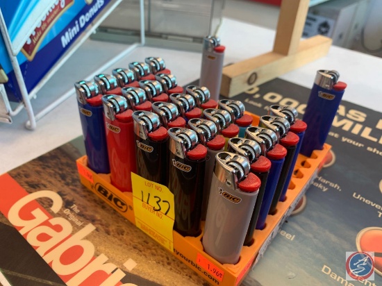 24 Bic Lighters And A Flick Your Bic Cube