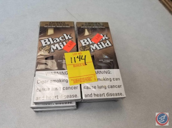 6 5 Packs Of Black And Mild Pipe Tobacco Cigars