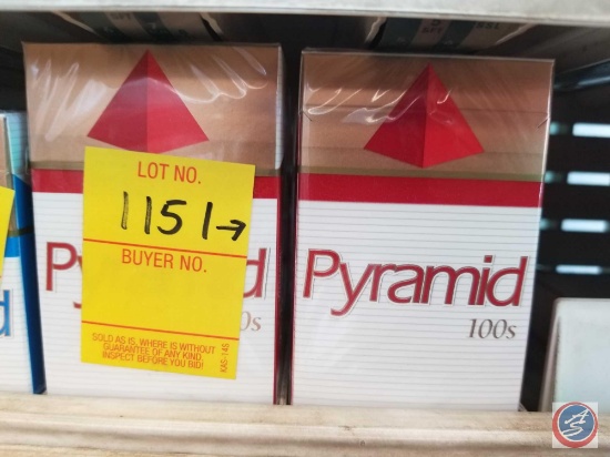 6 Packs Of Pyramid Red 100 Cigarettes
