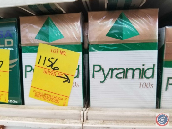 8 Packs Of Pyramid Green 100 Cigarettes