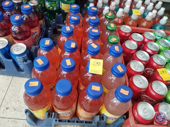 21 Bottles Of Assorted Flavors Of Snapple