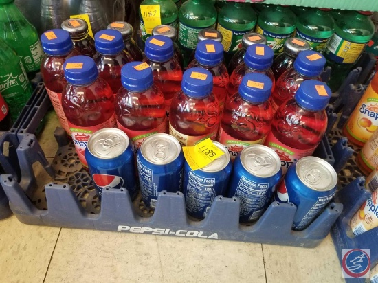 22 Cans Of Snapple And Pepsi