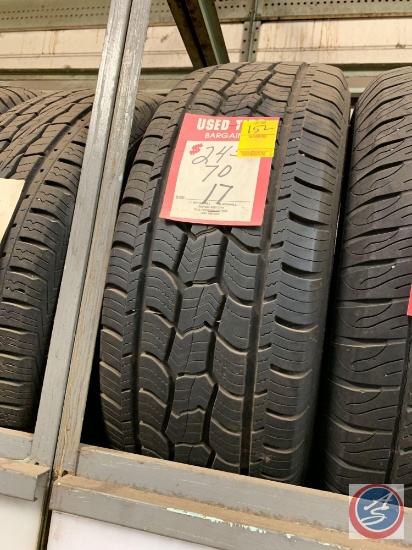 One Used Cooper 245 70 R17 Tire