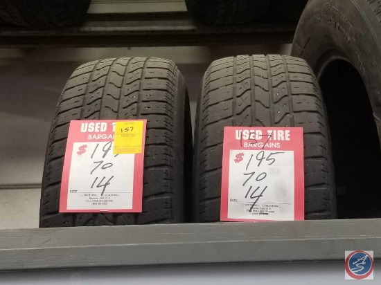 Two Hercules Ultra Plus 195 70 14 Used Tires (sold times the money)