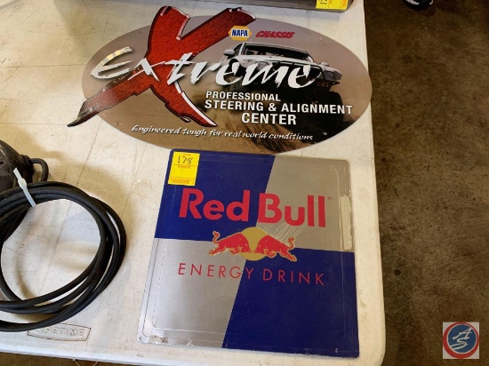 Red Bull Sign, And Napa Sign
