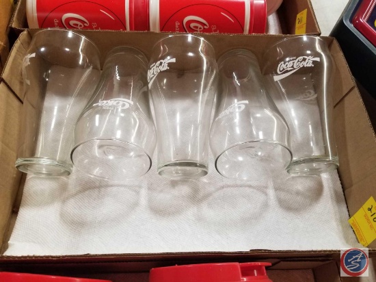 5 Coca Cola Fountain Glasses