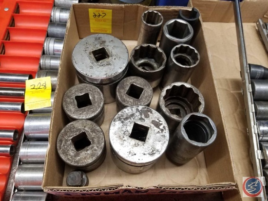 Assorted 3/4 Inch Drive Sockets