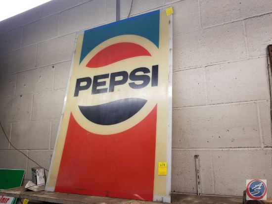 Pepsi Machine Front Glass