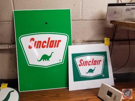 2 Sinclair Signs 12x18 And 8x8